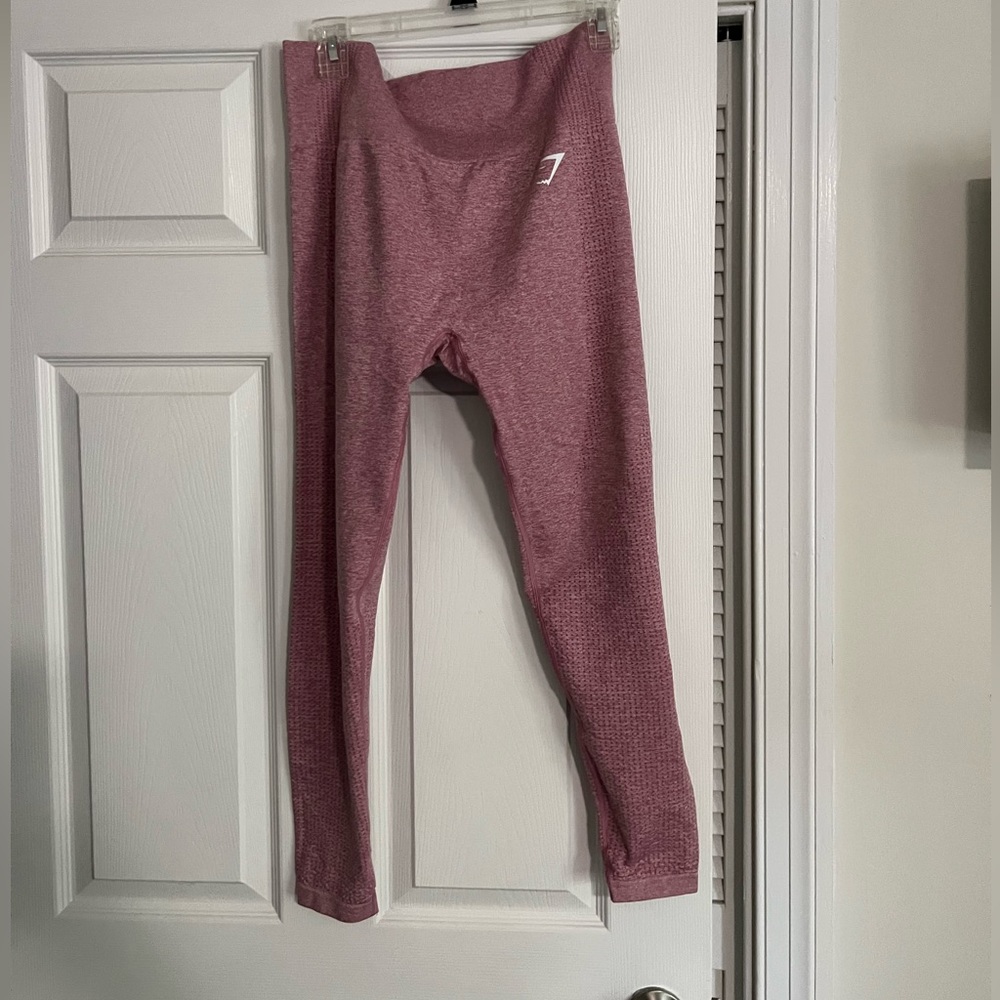 Gymshark Vital Seamless leggings. Light pink. Sz L. Worn once